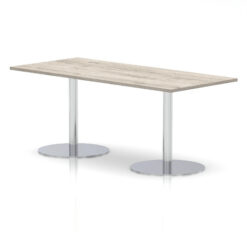 SOS 1800 Italia Grey Oak Rectangular Table