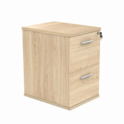 SOS VALUE NOVA OAK 2 drawer wooden filing cabinet