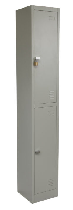 Alternative view of SOS Double Door Lockers - Grey