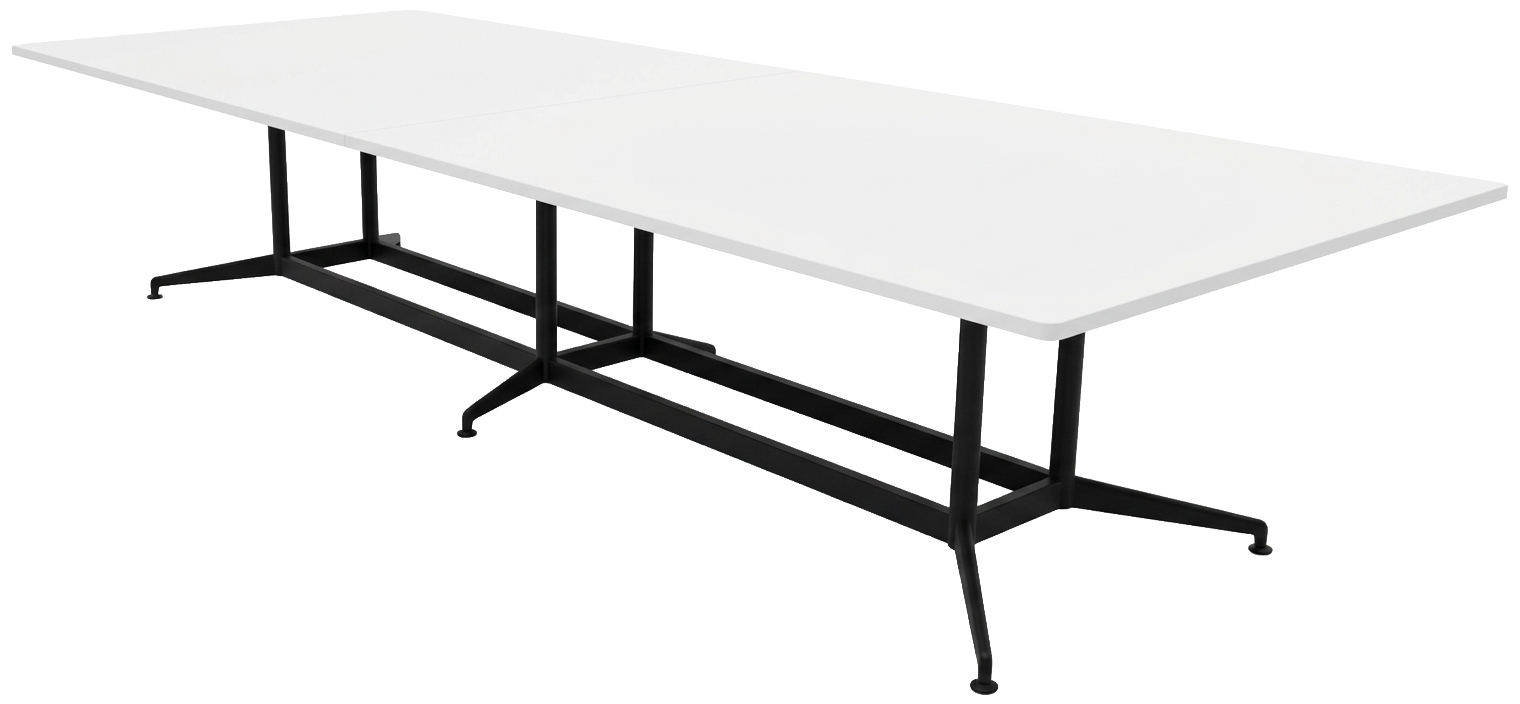 SOS 4000 x 1200 MAYFORD White Meeting Table