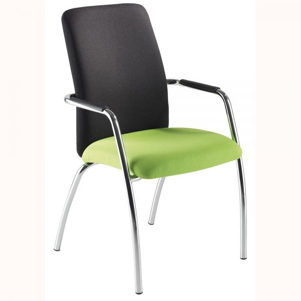 Virginia Chrome 4 Leg Meeting Room Chair