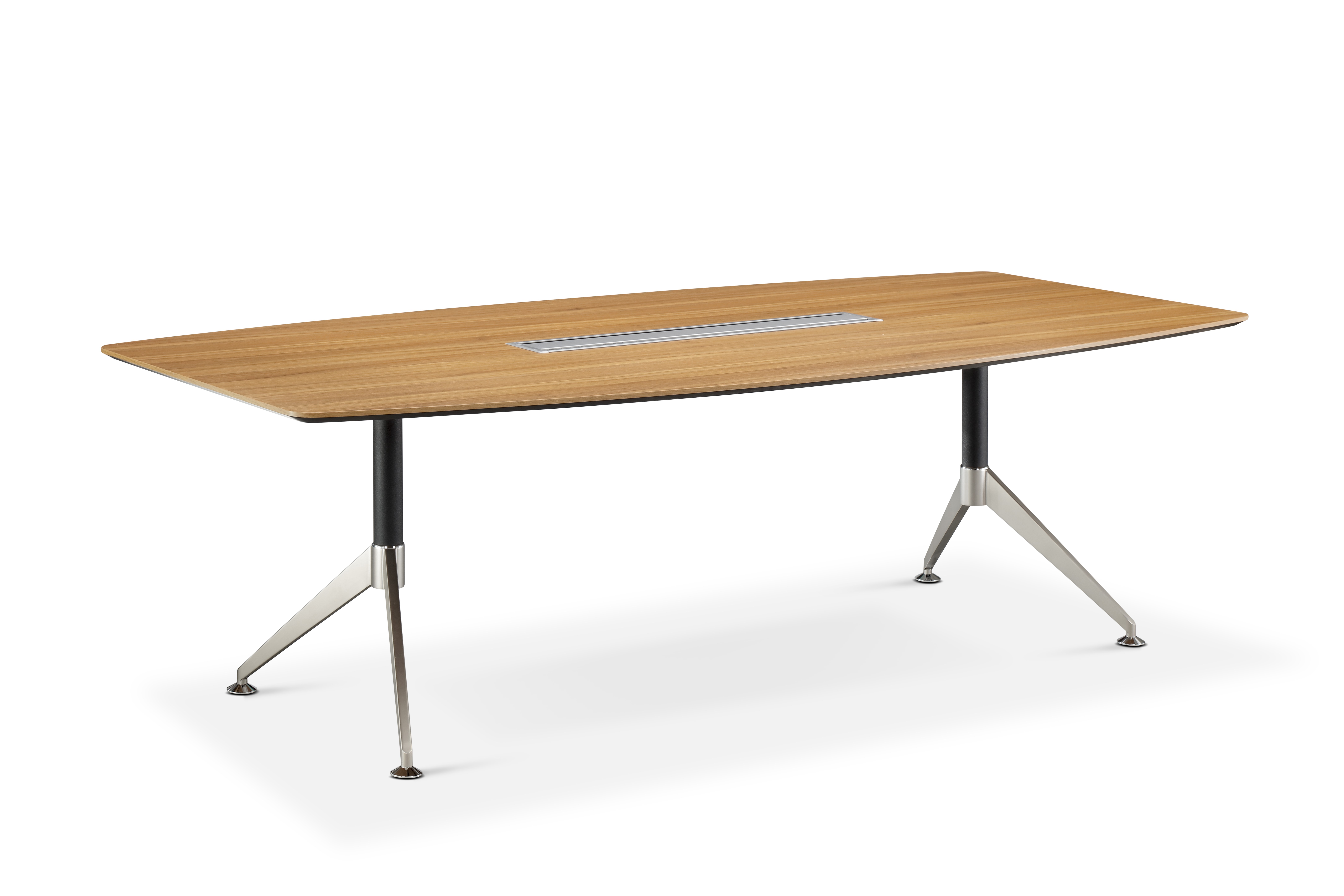 SOS 2400 Nutfield meeting room table in American Walnut – Surrey Office ...