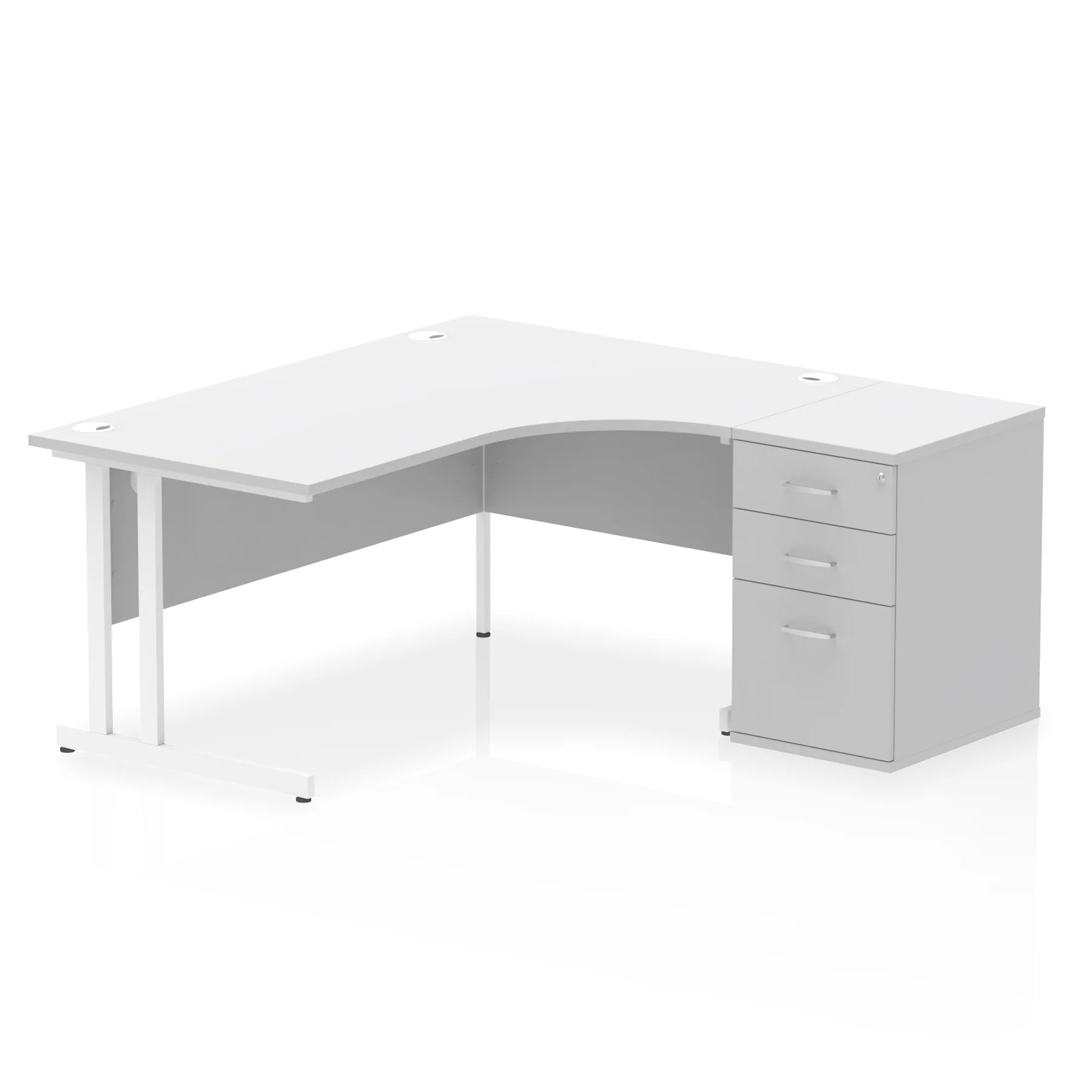 SOS Popular 1600 Right Hand Radial workstation - White