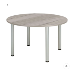 SOS VALUE GREY OAK 1200 Round Tables