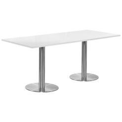 SOS 2000 White Rectangular Table