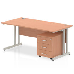 SOS Popular 1600 Desk - BEECH