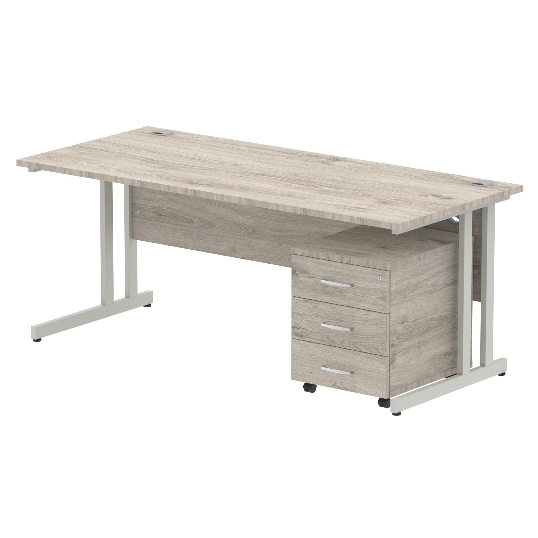 SOS Popular 1600 Desk - GREY OAK