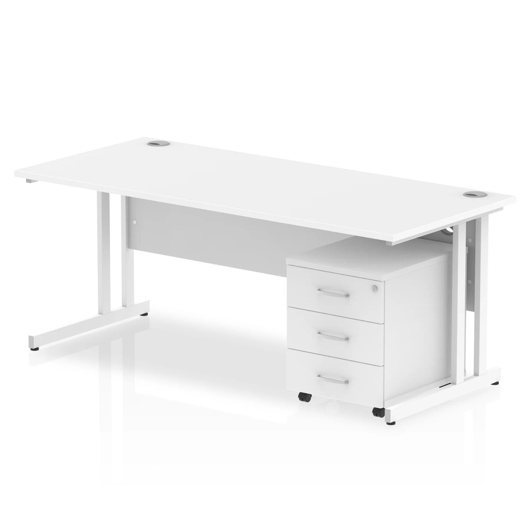 SOS Popular 1600 Desk - WHITE