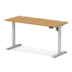 SOS Popular OAK 1400 Height Adjustable Desk