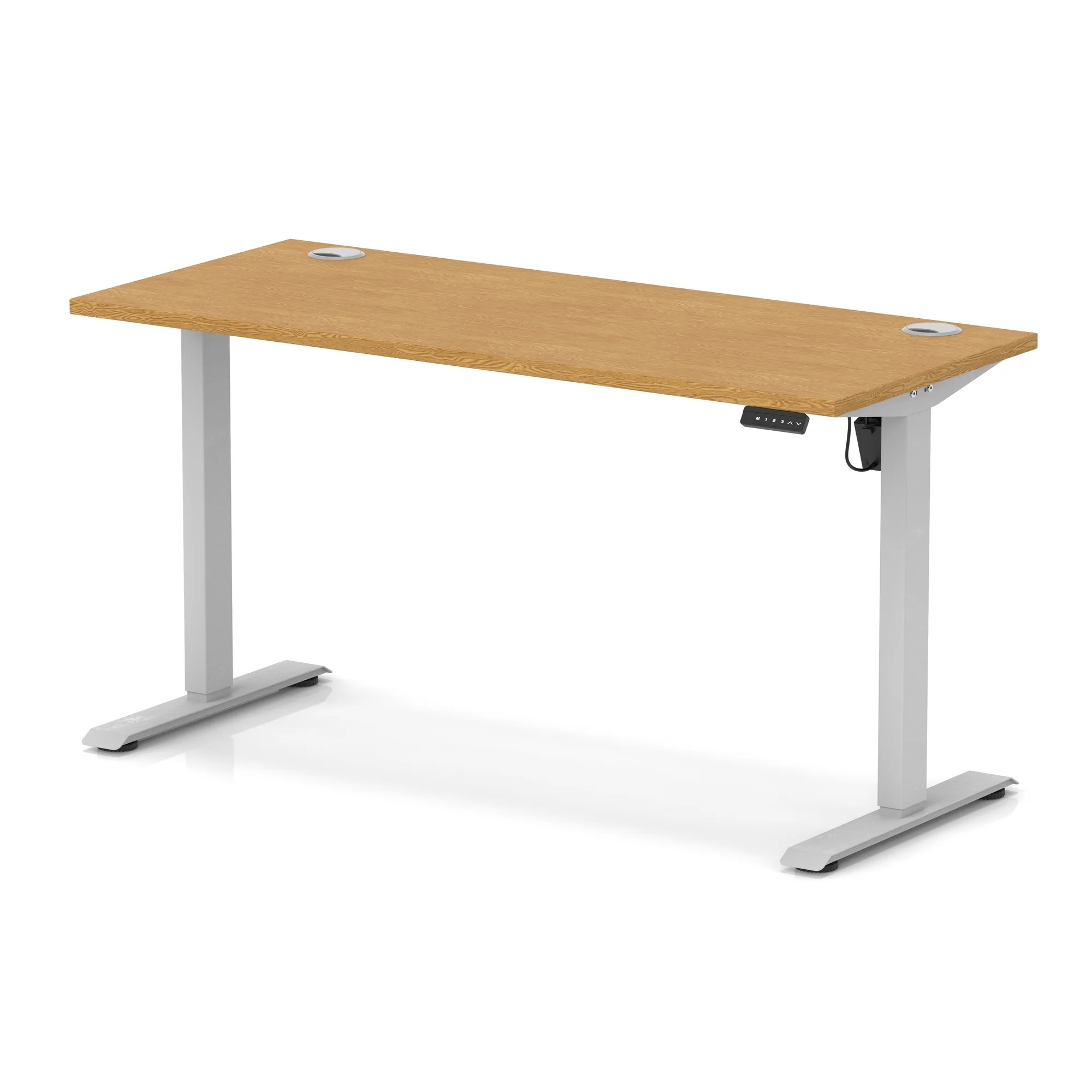 SOS Popular OAK 1400 Height Adjustable Desk