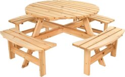 SOS 1100 Round Garden Picnic Table