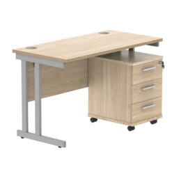 SOS VALUE OAK 1200 Rectangular desk