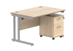 SOS VALUE OAK 1200 Rectangular desk