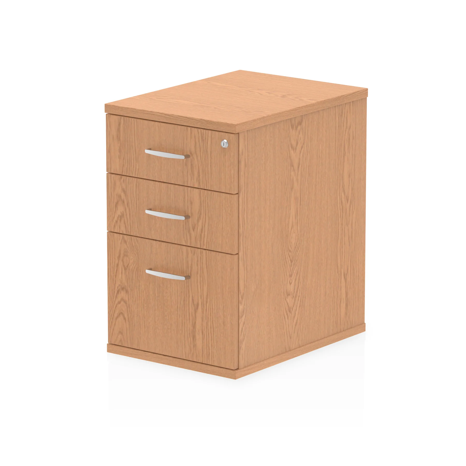 SOS Popular 600 DESK HIGH pedestal - Oak
