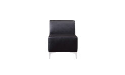 SOS Modular RECEPTION Seating in Black faux leather